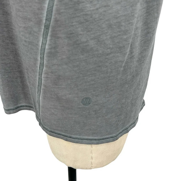 Lululemon All Tied Up Tank *Wash Sublimado Pigment Dye Asphalt Grey Size 6 - Picture 6 of 7